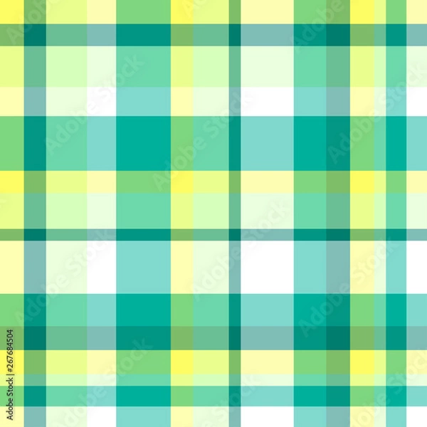 Fototapeta Checkered pattern. Seamless abstract texture with many lines. Geometric colored wallpaper with stripes. Print for textiles