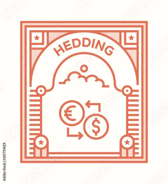 Fototapeta HEDDING ICON CONCEPT