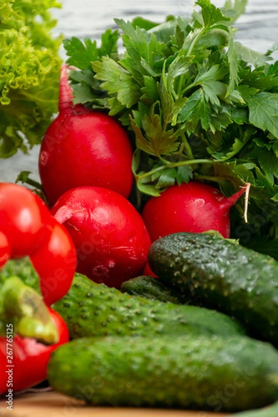 Obraz Fresh and raw vegetables