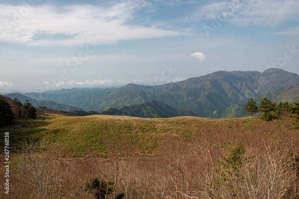 Obraz 四国山脈　瓶が森UFOライン