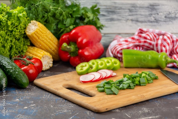 Obraz Fresh and raw vegetables