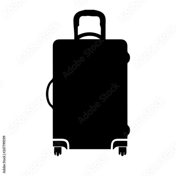 Fototapeta Trolley isolated on white background