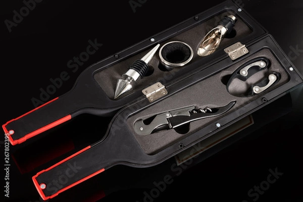 Obraz ソムリエナイフ、オープナー。ワインの必需品