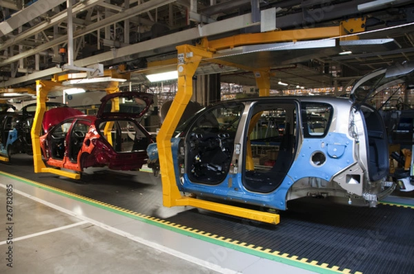Fototapeta Automotive industry manufacture