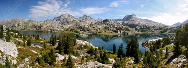 Obraz Titcomb Basin in the Wind River Range in Wyoming 