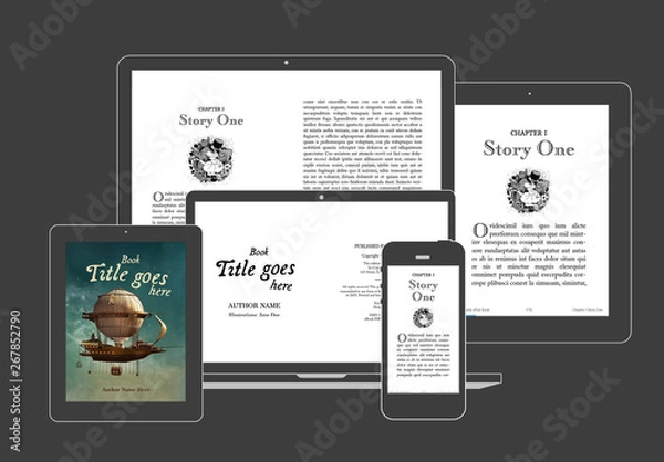 Obraz Classic Book for Reflowable ePub eBooks