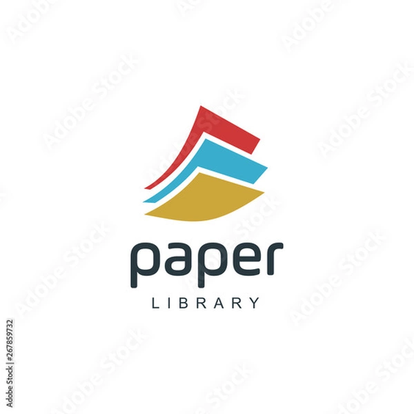 Fototapeta Digital print logo design template