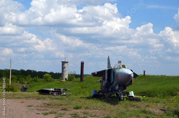 Obraz Ukrainian (former Soviet) military plane wreck