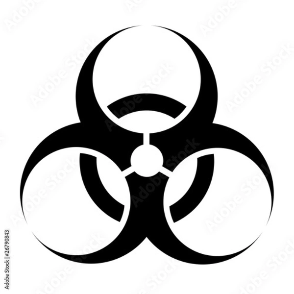 Fototapeta WEB ART DESIGN BIOHARD SYMBOL VIRUS HOSPITAL VIH010