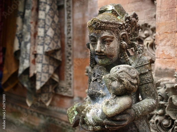 Obraz Steinerne Göttin mit Kind