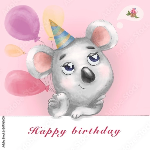 Obraz koala postcard