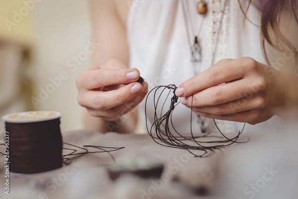 Obraz Handmade gemstone jewelry