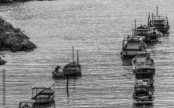 Fototapeta Barcos e barqueiro