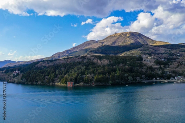 Fototapeta Mt Fuji and lake Ashinoko