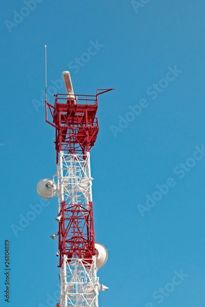 Fototapeta Telecomunication tower