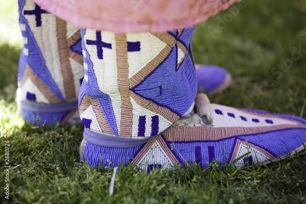 Obraz Mokasyny z koralikami