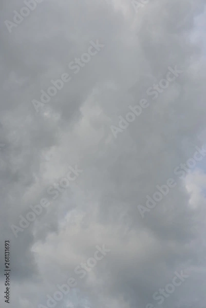 Fototapeta cloudy grey sky