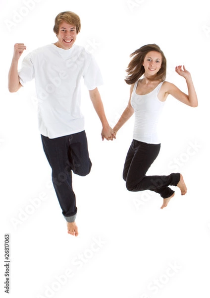 Fototapeta Jumping in love