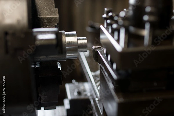 Fototapeta 旋盤加工