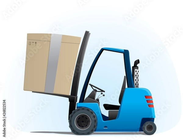 Obraz autoloader with big box