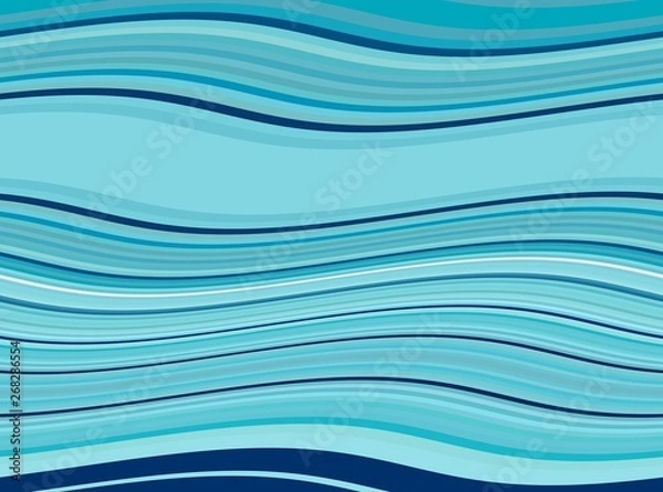 Fototapeta waves background with sky blue, midnight blue and light sea green color. waves backdrop can be used for wallpaper, presentation, graphic illustration or texture