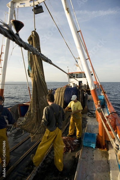 Fototapeta Barco pesca