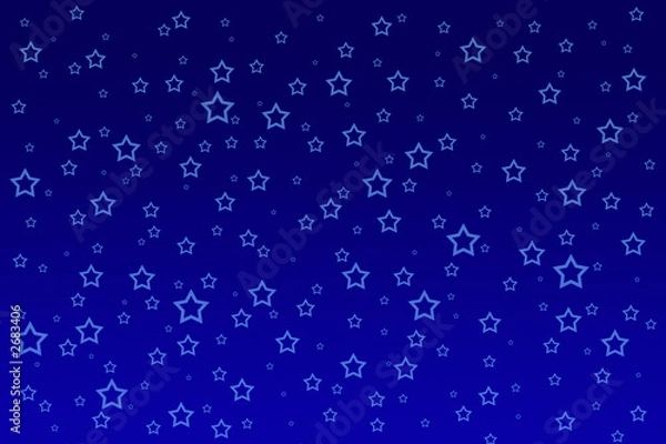 Obraz blue stars