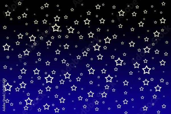 Fototapeta white stars