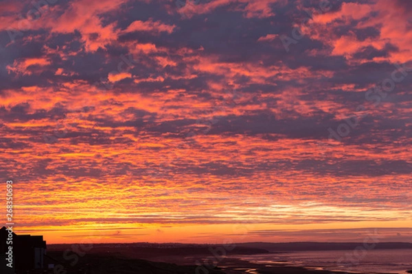 Obraz Orange Pink & Purple Sunset