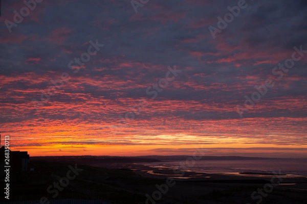 Obraz Orange Pink & Purple Sunset