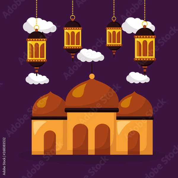 Fototapeta celebration eid mubarak