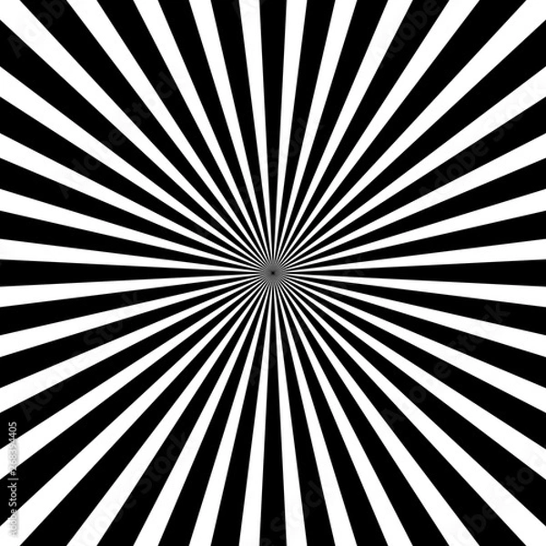 Fototapeta Starburst, sunburst background. Radial, circular, converging lines