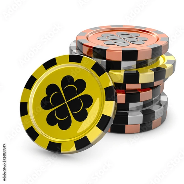 Obraz Tower casino chip