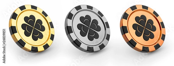 Obraz tree casino chips