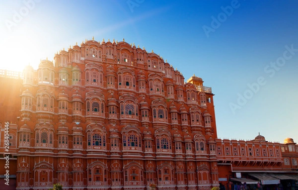 Fototapeta Jaipur, India.  Hawa Mahal or Palace of Winds