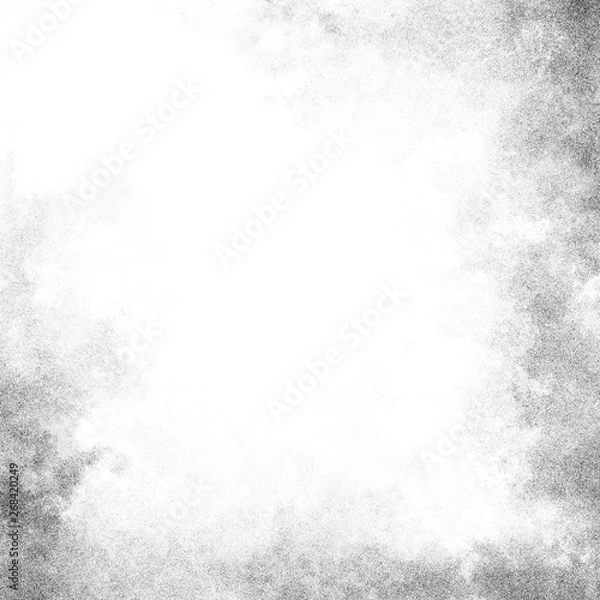Obraz .Black and white ink spotted texture.