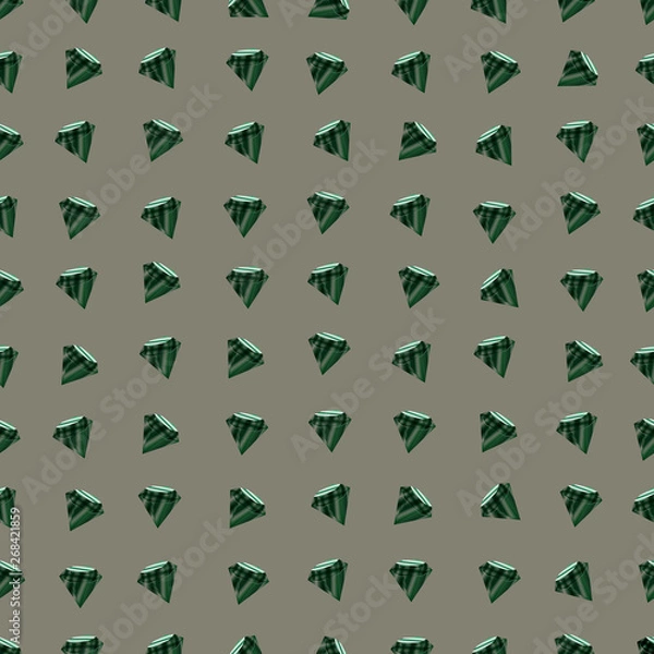 Fototapeta Vector seamless pattern with diamonds.