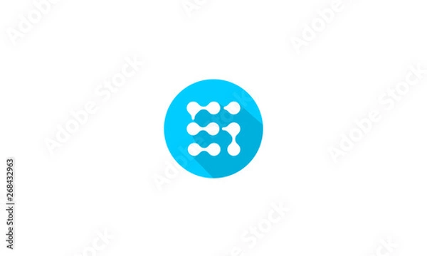 Fototapeta S network letter