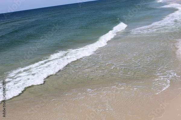 Fototapeta waves on the beach