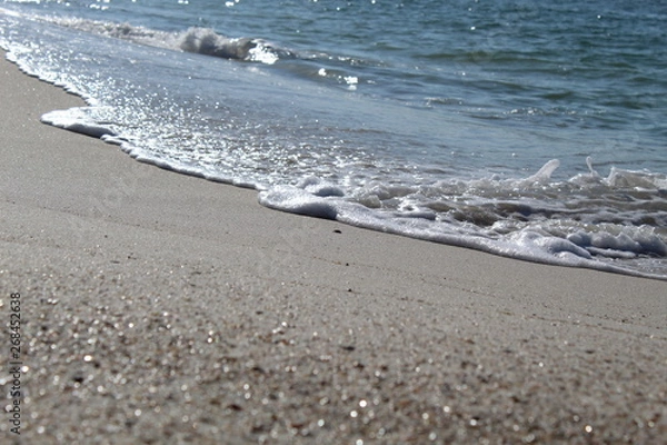 Fototapeta waves on beach