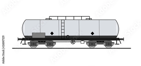 Fototapeta Tank wagon