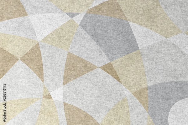 Obraz 迷彩柄の古い布モノクロイメージ