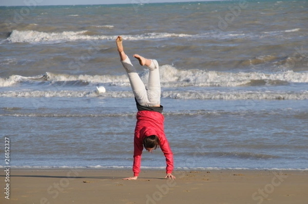 Obraz Mädchen am Strand3