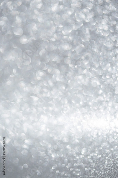 Obraz Silver Glitter Bokeh