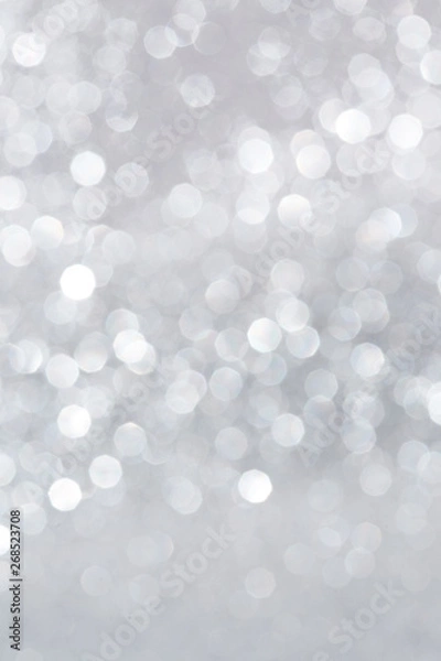 Obraz Silver Glitter Bokeh