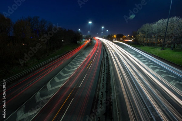 Fototapeta Highway Road Long Exposure