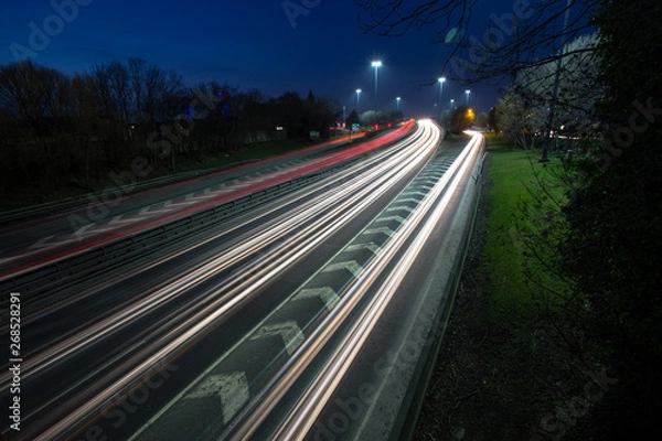 Obraz Highway Road Long Exposure
