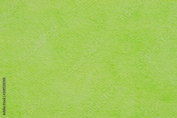 Obraz green watercolor painted on paper  background texture macro