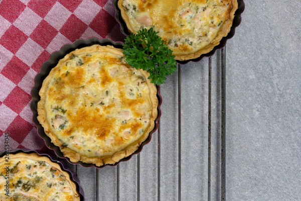 Fototapeta Lachsquiche