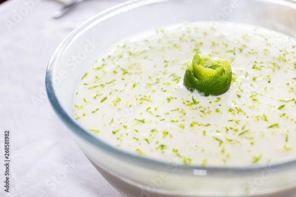 Fototapeta Lime mousse 